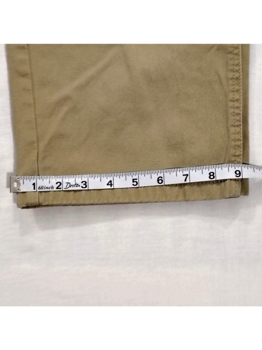 Wrangler Khaki Cargo Pants Mens Size 34 x 34 Straight Leg Pockets Cotton Tan - Picture 12 of 16